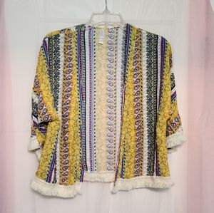 Xhilaration boho kimono jacket